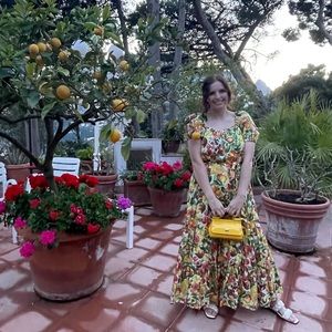 Antonio Melani Maxi Fruit Dress